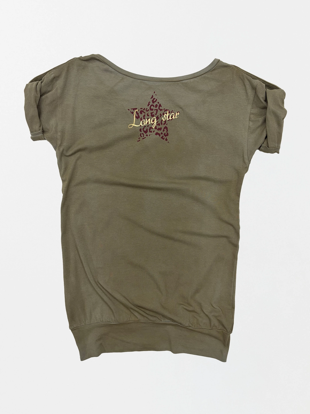 스컬프터 Broken Girls Roll Up Tee Dirty Khaki 상품 이미지 1