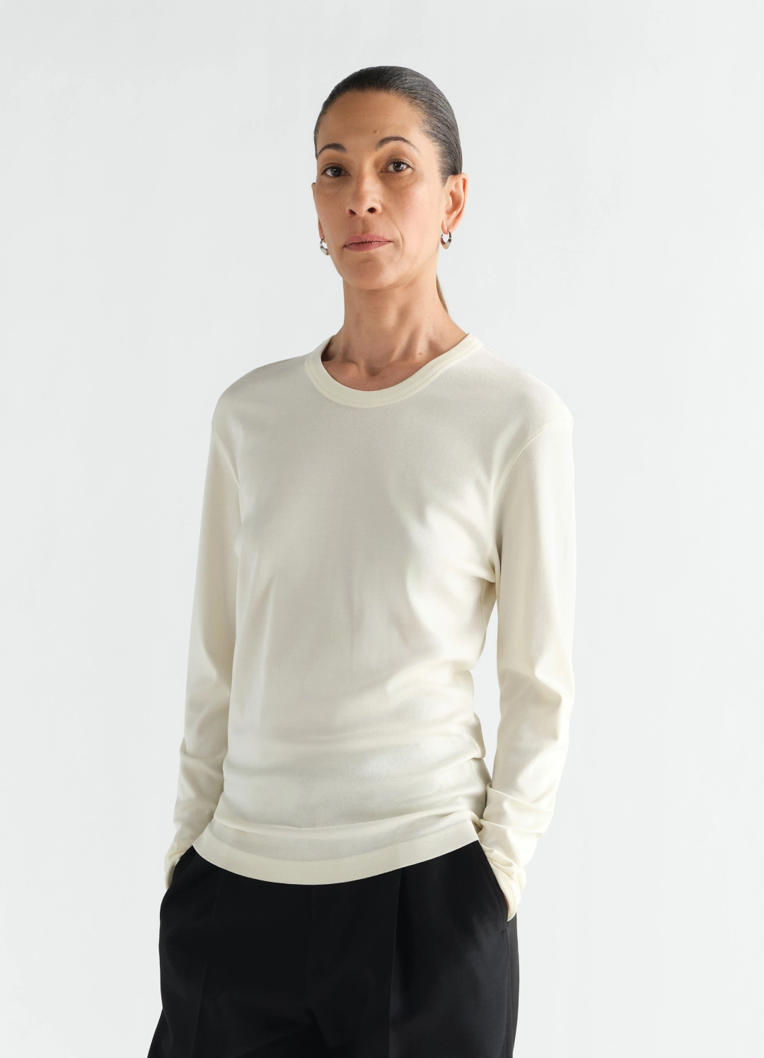 르메르 RIB LONG SLEEVE TOP IN JERSEY 상품 이미지 1
