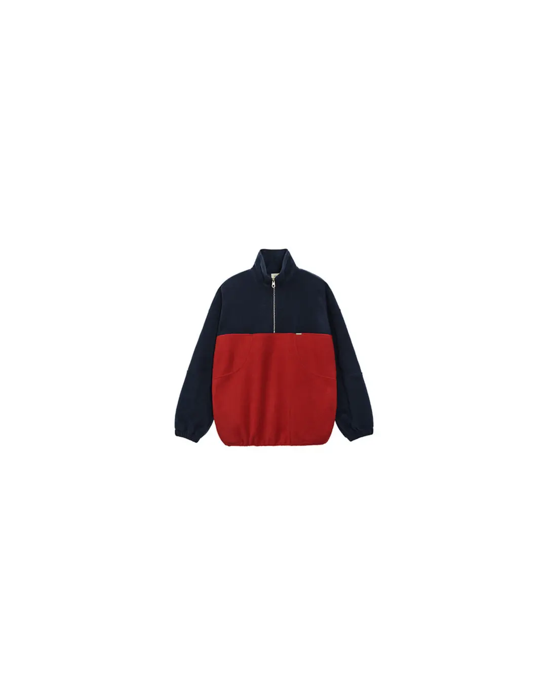 쏘이르 FLEECE HALF ZIP UP - NAVY 상품 이미지 3