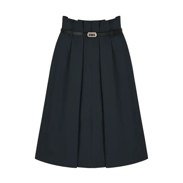 Pintuck Skirt (핀턱 스커트) Navy