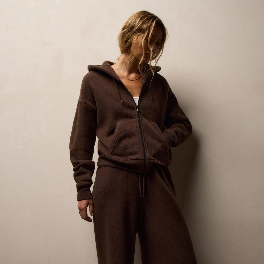 제임스펄스 Cozy Fleece Zip Hoodie - Porcupine 상품 이미지 1