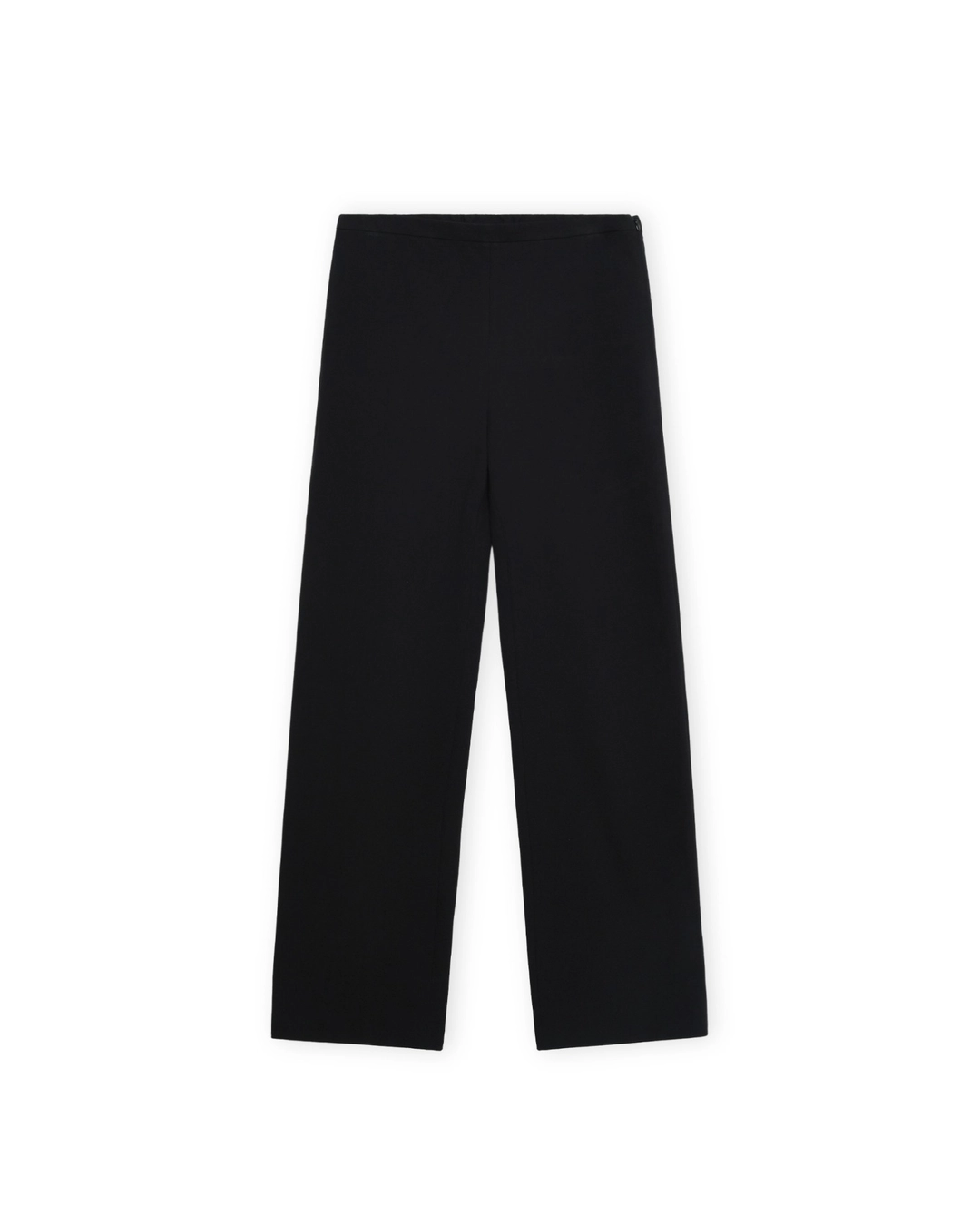 브라운야드 W Wool Easy Pants, Black 상품 이미지 2