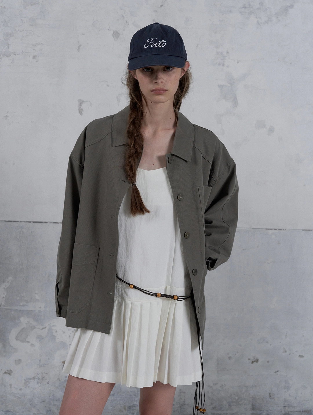 포에토 Bestern layered dress - ivory 상품 이미지 2