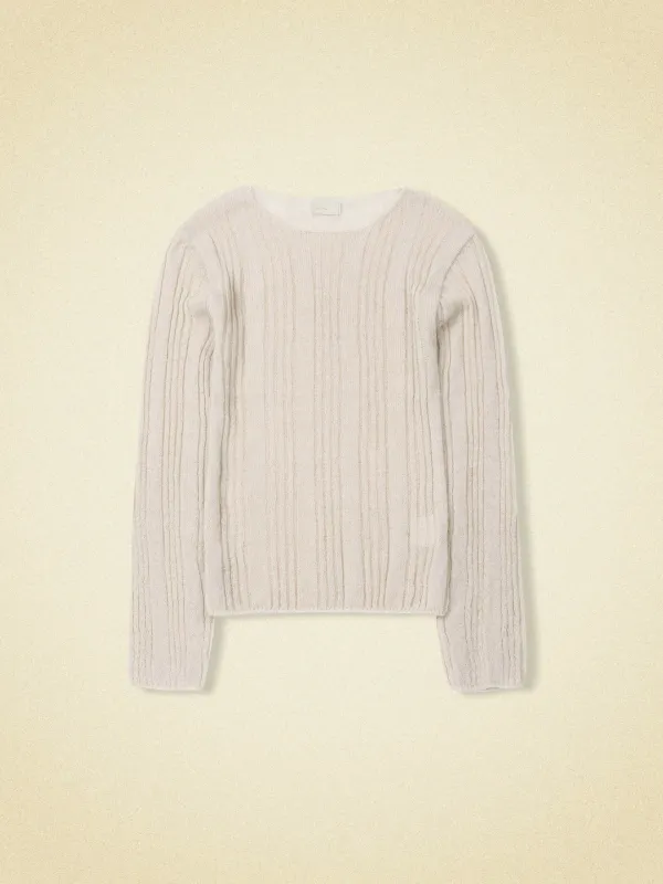 blush knit - pink beige