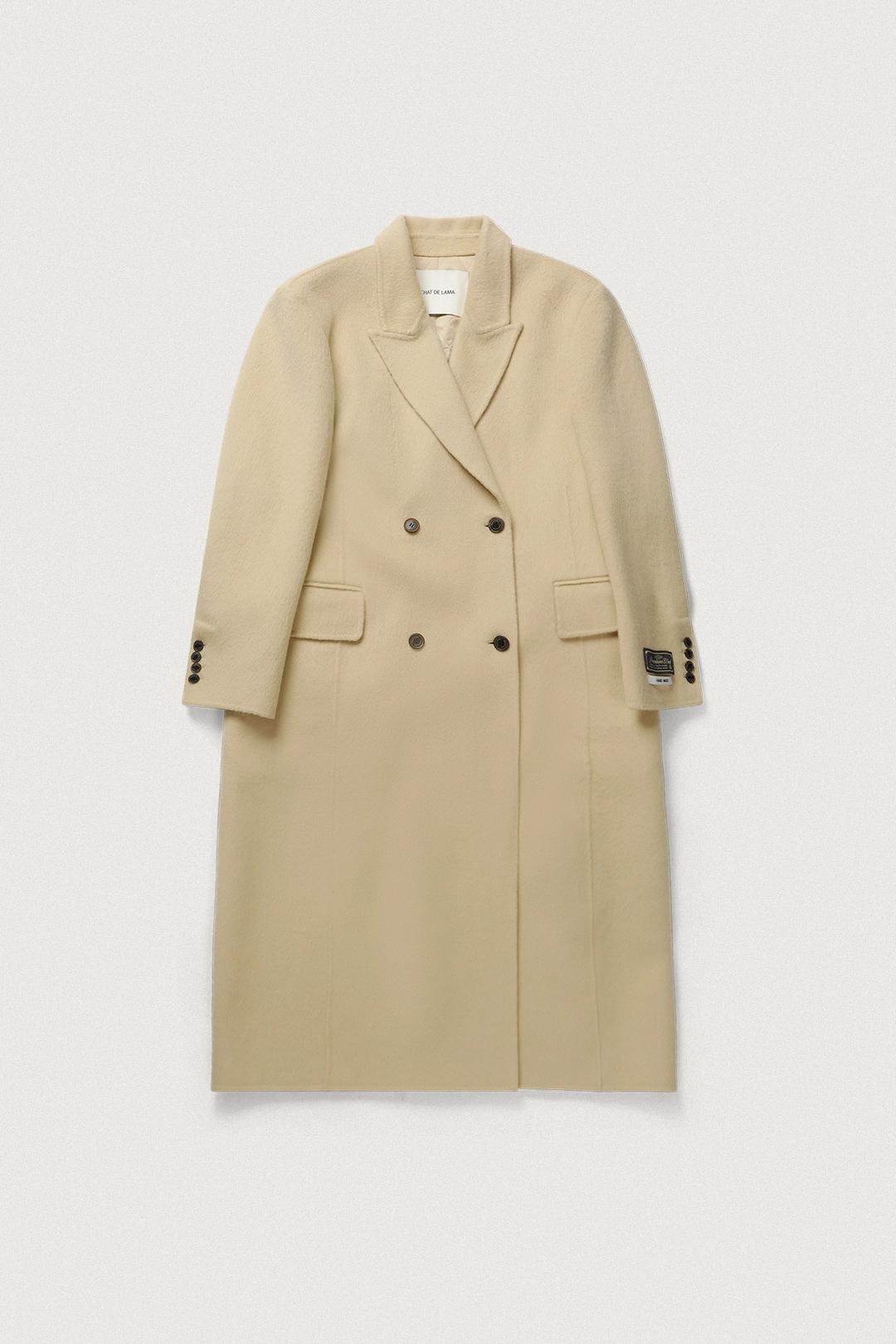 샤드라마 FINE WOOL HANDEMADE COAT [BUTTER] 상품 이미지 3
