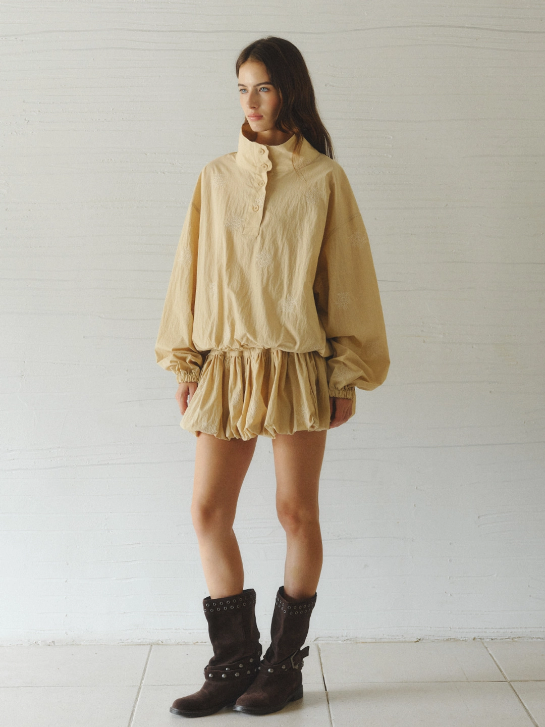 르니나 MARANG balloon skirt_beige 상품 이미지 3