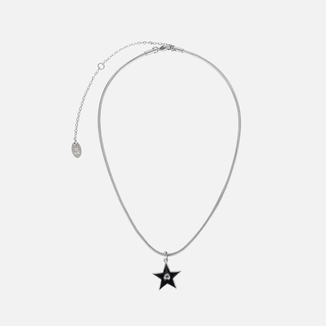 엔프프 starry necklace-black 상품 이미지 2