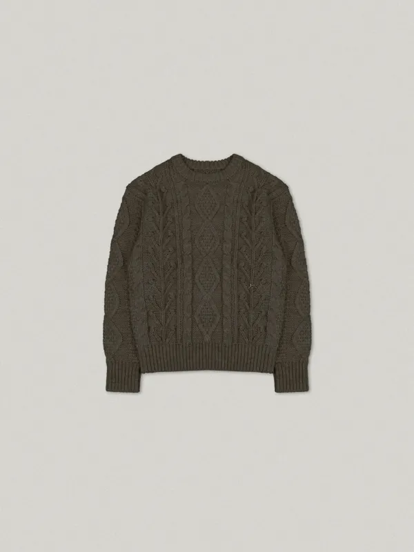 Buzzi Bulky Knit - Cocoa버찌 벌키 니트