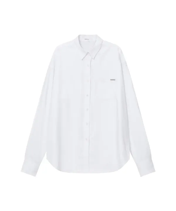 Classic over shirt WHITE