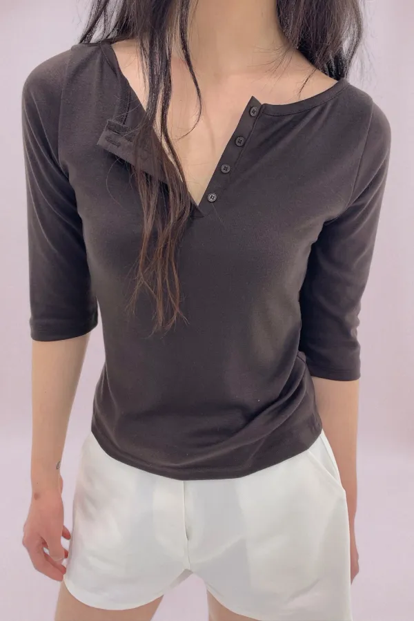 Vell t-shirt / Brown