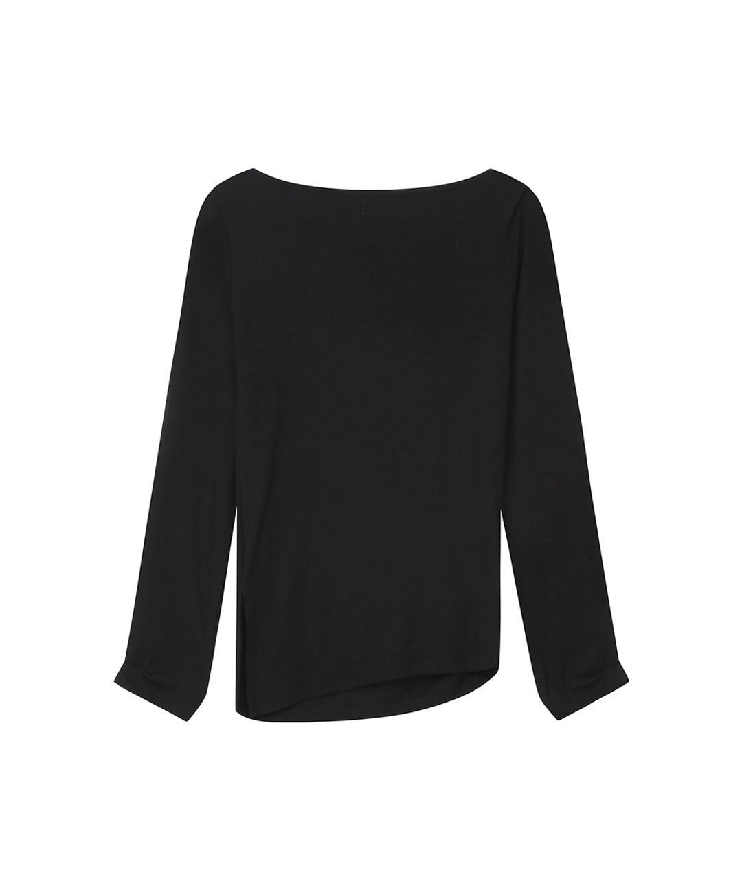 미세키서울 Draped button long sleeve BLACK 상품 이미지 2
