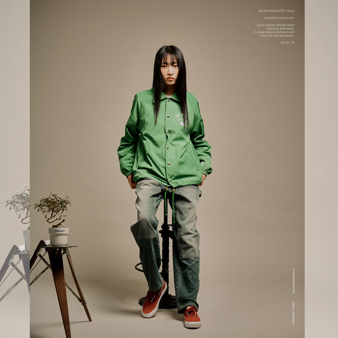 사파리스팟 Country Farmer Coach Jacket (Green) 상품 이미지 2
