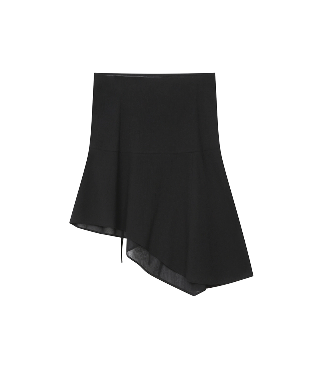 미세키서울 String sheer layered skirt BLACK 상품 이미지 2
