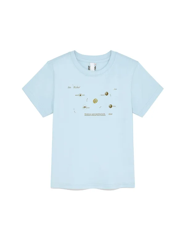 Planet T-Shirt Sky Blue