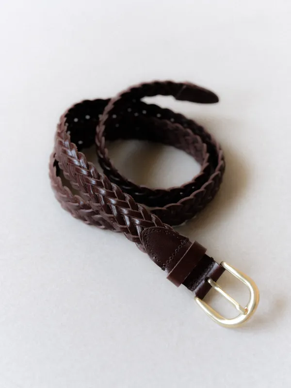 TOI WOVEN TWIST BELT / BROWN