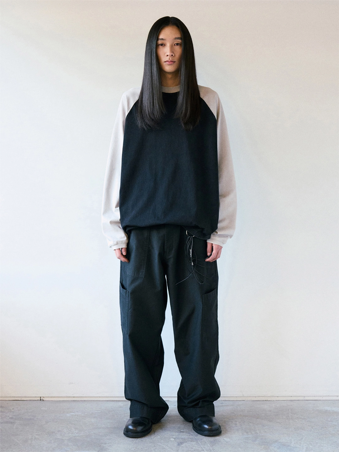 파르티멘토 Raglan Long Sleeve_Black 상품 이미지 2