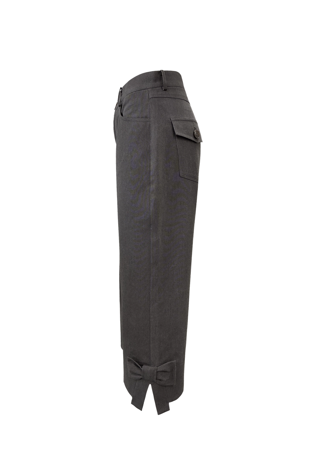 체메씨 BOW CAPRI PANTS (CHARCOAL) 상품 이미지 2