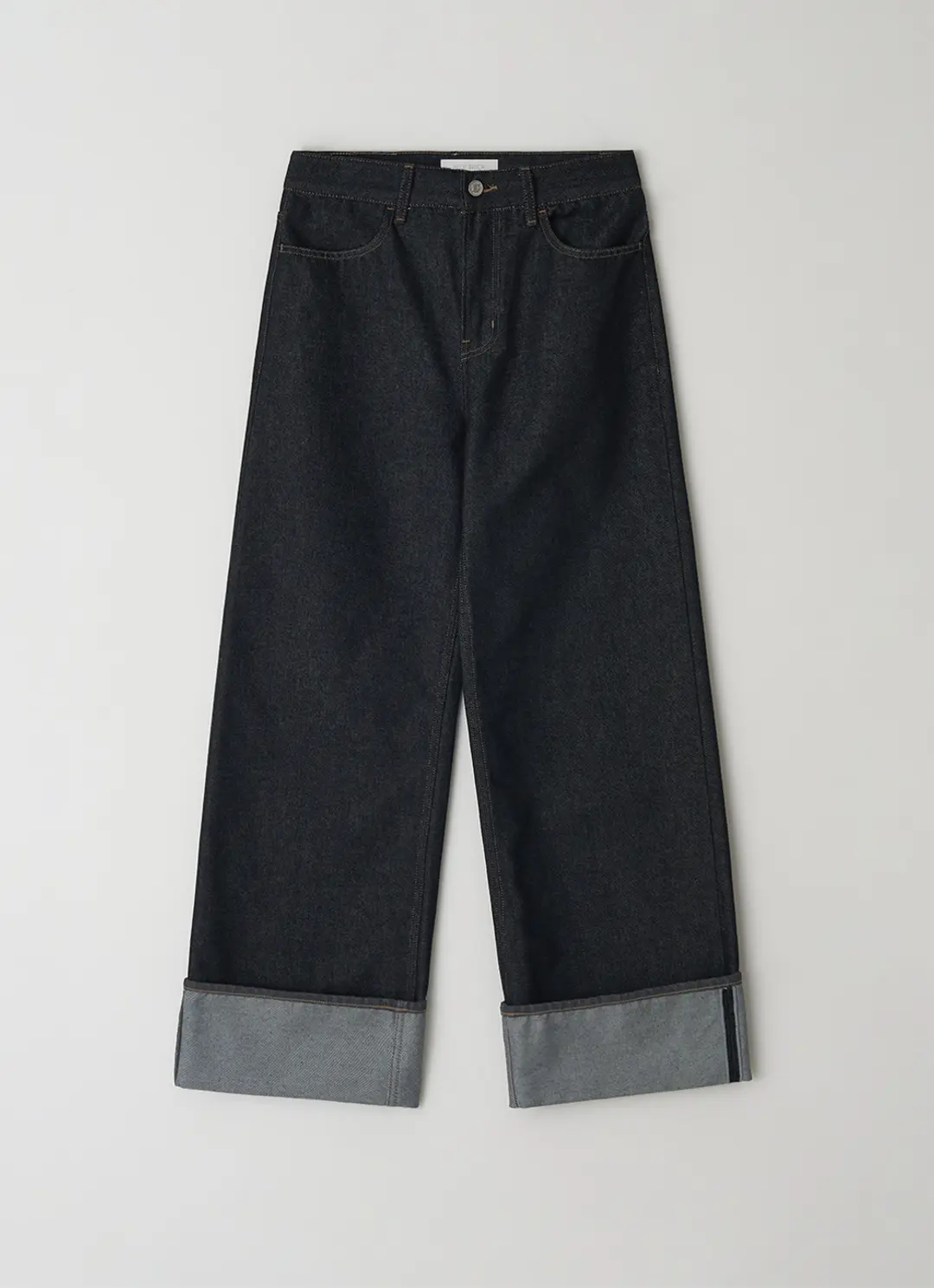 블루브릭 Turn-up denim (nonfade raw blue) 상품 이미지 1