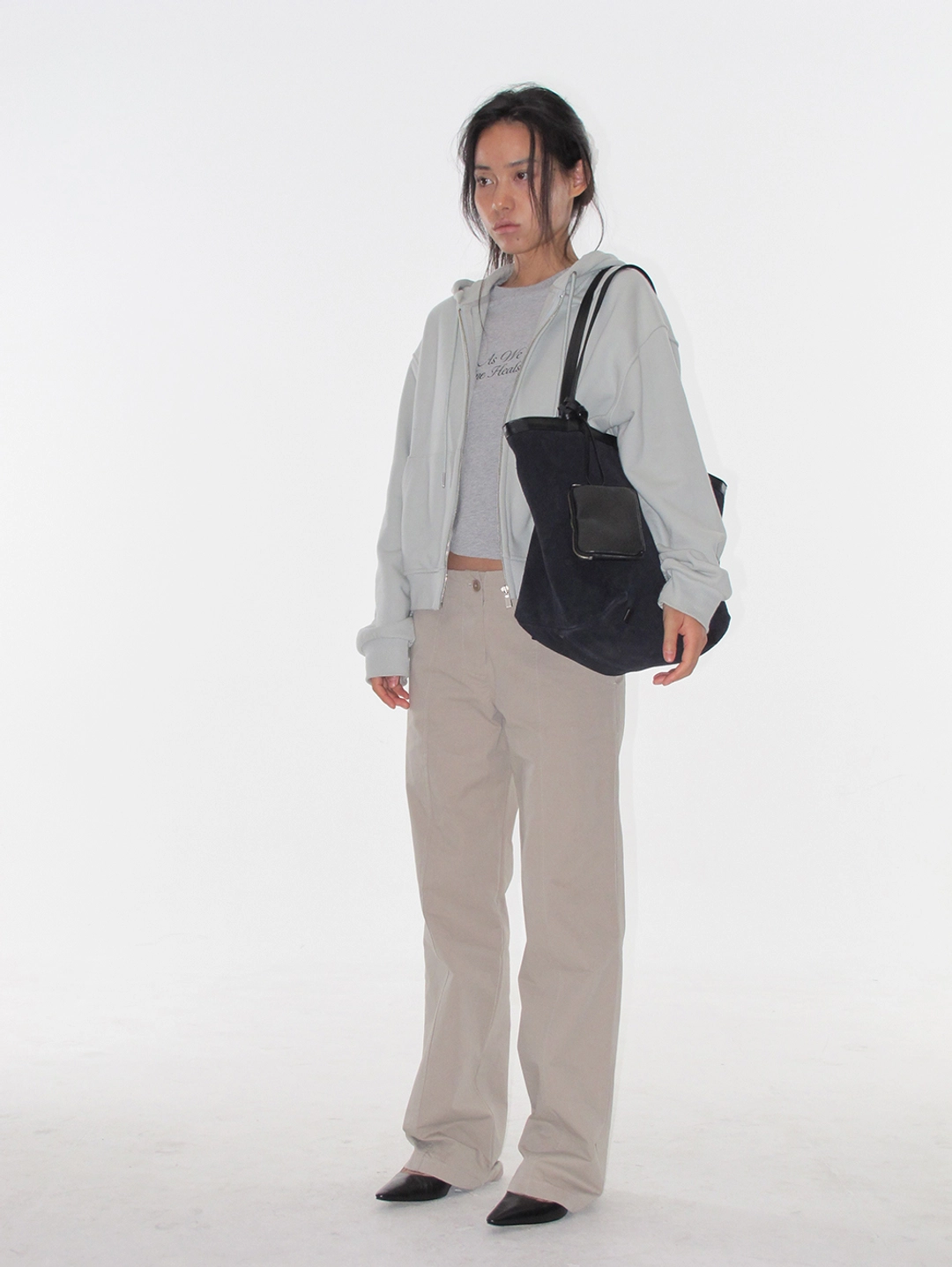 쏘딩키브레드 Tiffin Mint Hoodie Zip-Up 상품 이미지 2