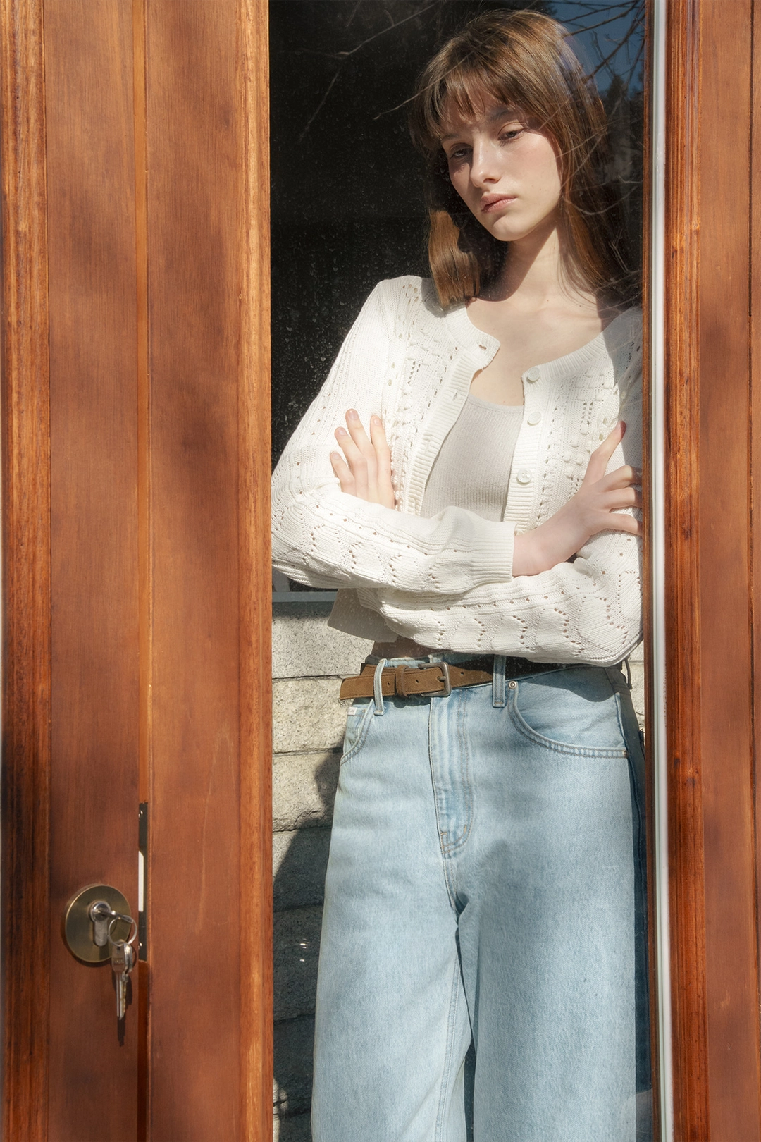 샤드라마 BLOOM CROCHAT CARDIGAN [IVORY] 상품 이미지 2