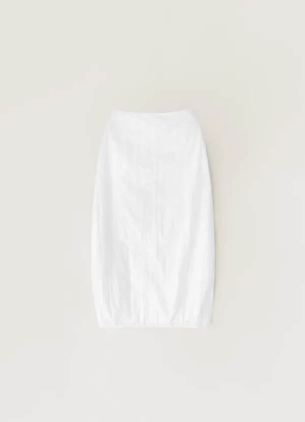 Crunchy Balloon Skirt - Off White