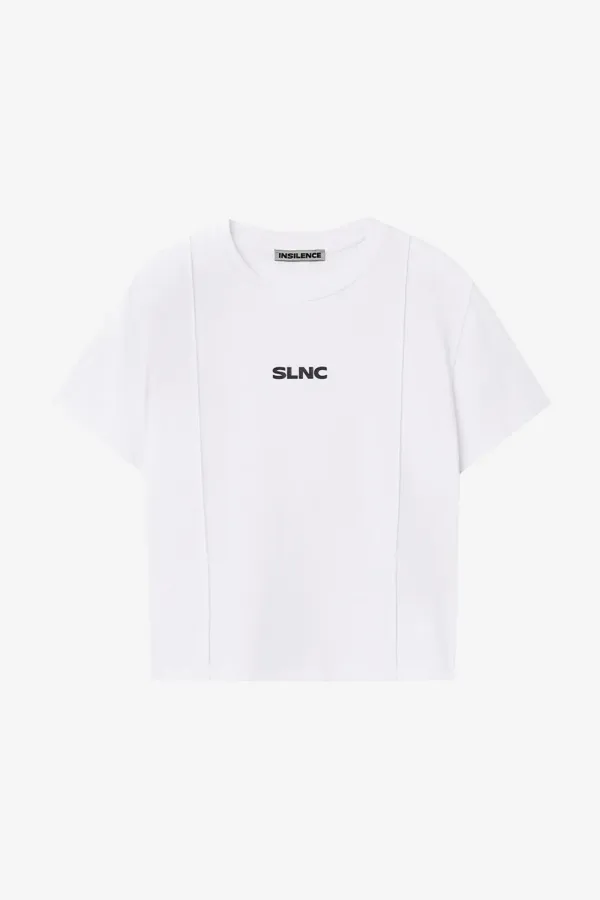 SLNC 슬림핏 티셔츠 WHITE