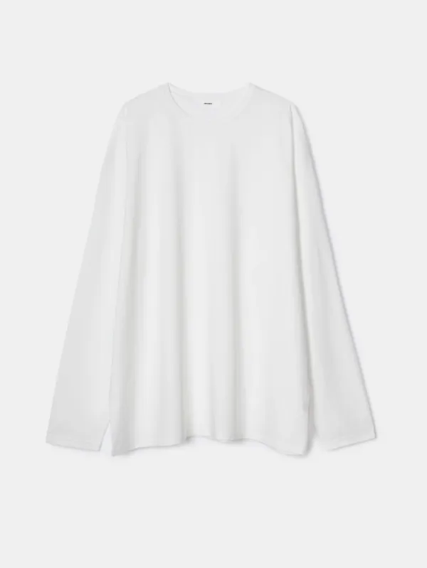Relaxed Long Sleeve T-shirt (white)