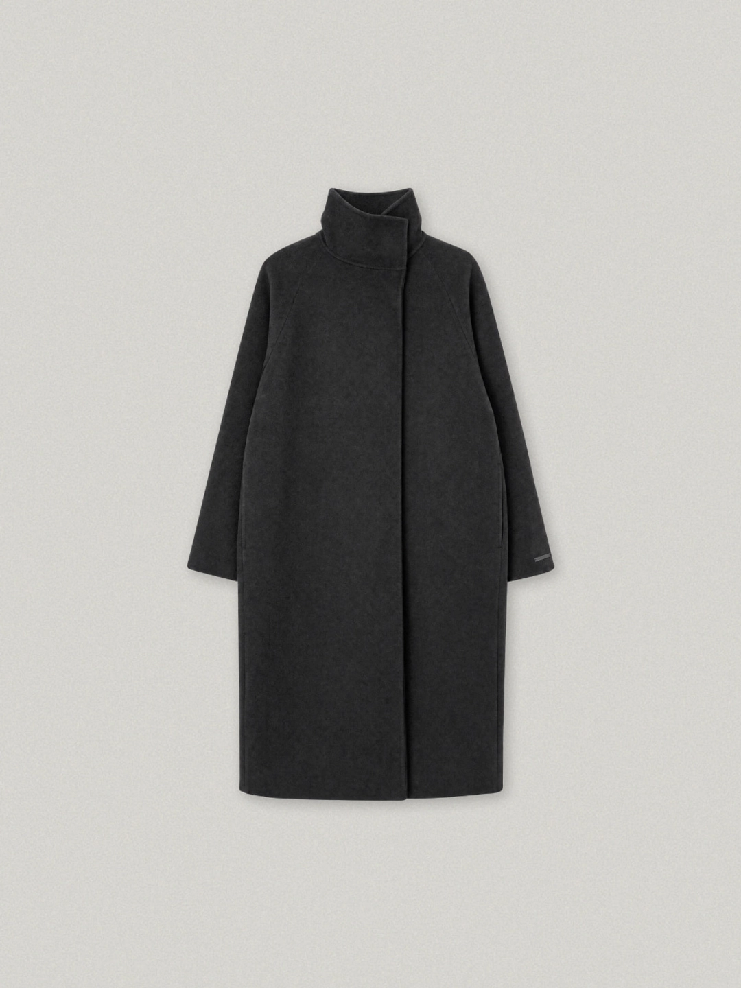 폴뉴아 BALMACAAN OVER FIT HANDMADE COAT (CHARCOAL) 상품 이미지 1