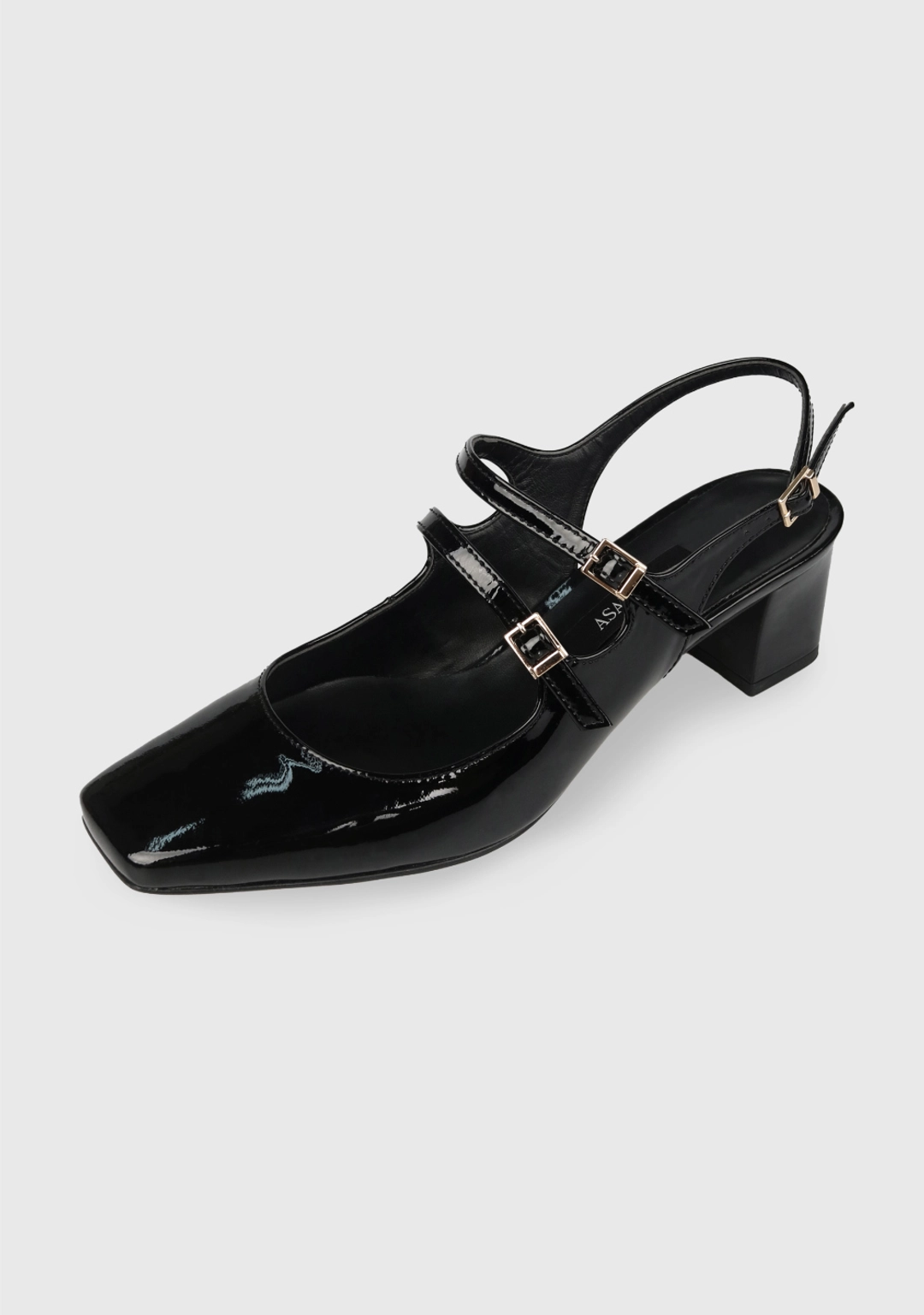아상 Square Double Strap Slingback 상품 이미지 1