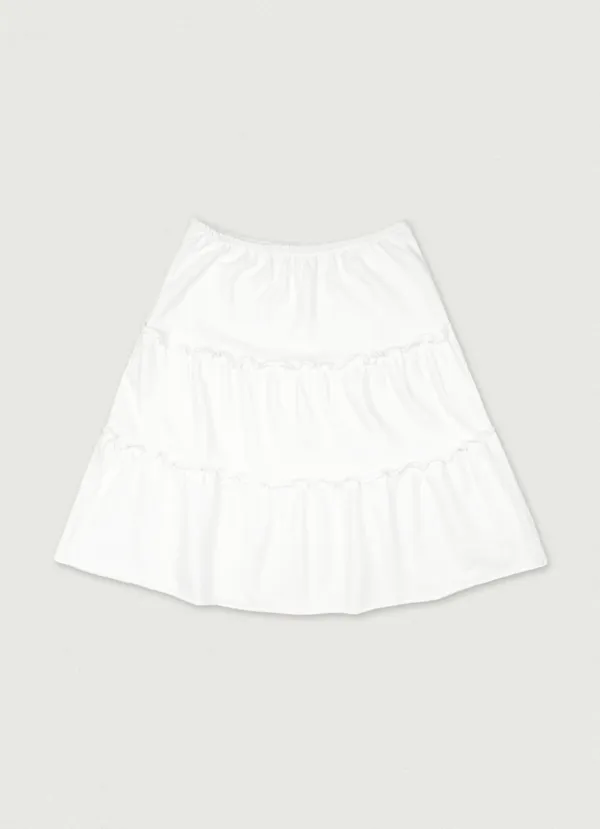 Easy Pibi Midi Skirt [ivory]