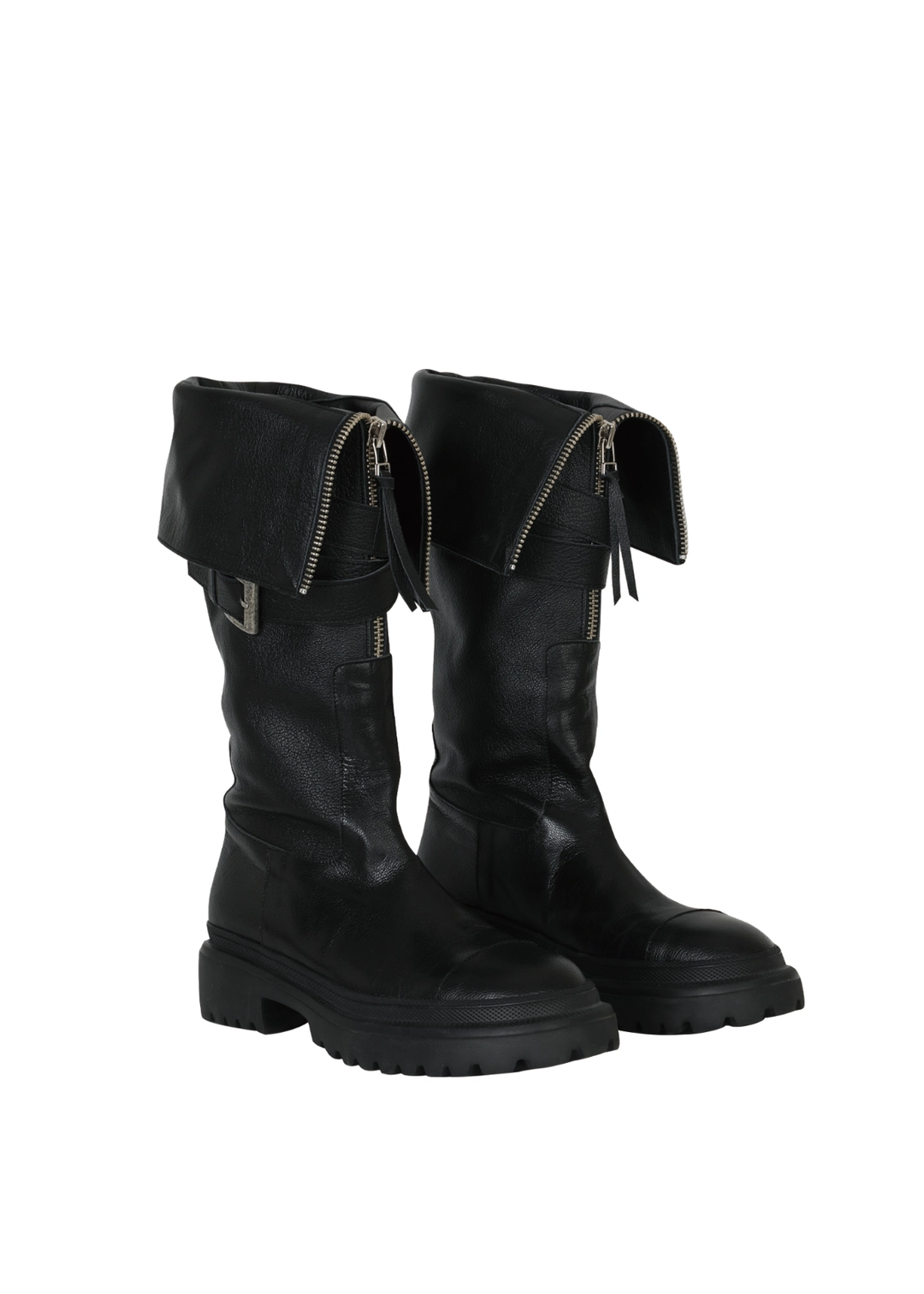 보헤미안서울 [20TH] FOLDED BELT LONG BOOTS 상품 이미지 1
