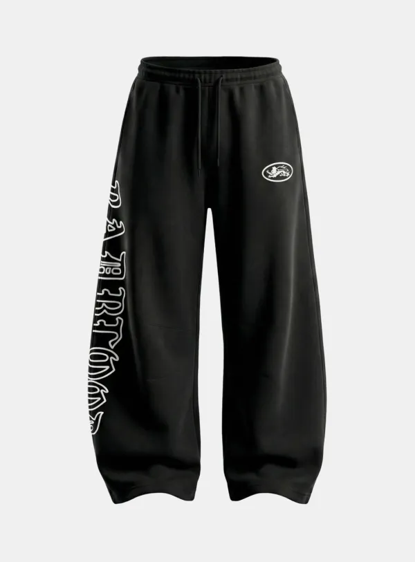 [w-pts26-058] Mystic Capsule Semi-Curved Fit Joggers - Black
