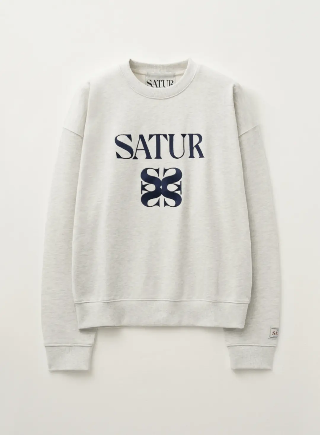 세터 Classic Logo Sweatshirt - Melange Ivory 상품 이미지 1