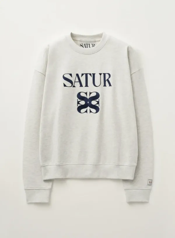 Classic Logo Sweatshirt - Melange Ivory