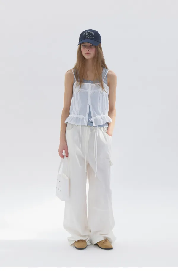 Cargo Trousers White