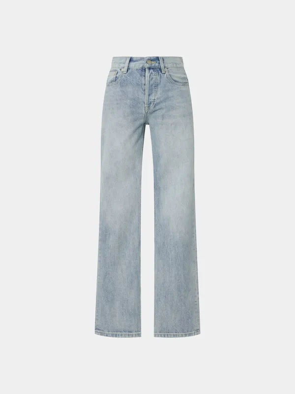 Vincent cotton DN - Washed blue