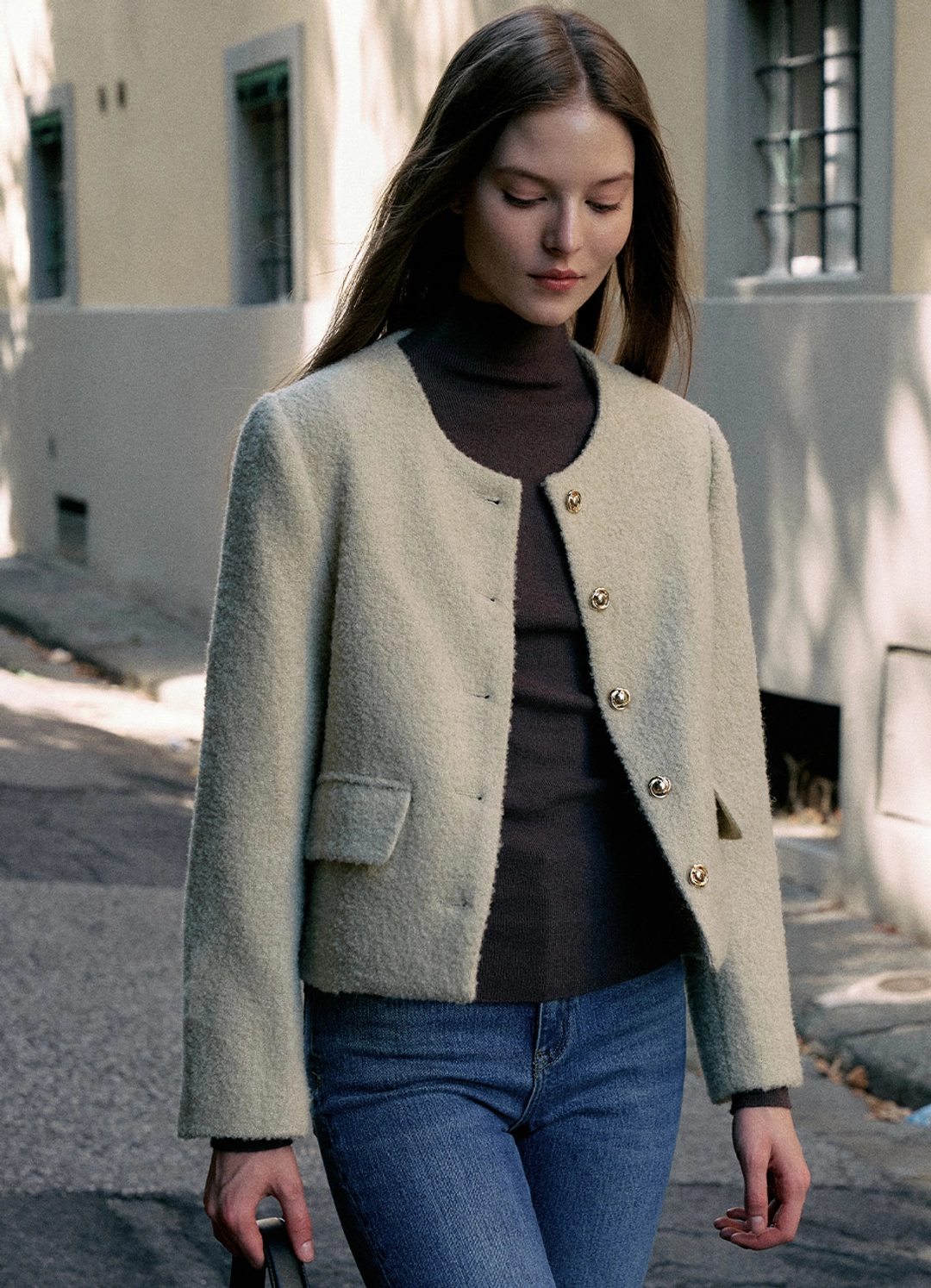 안젤로비안코 Romy Wool Tailored Jacket 상품 이미지 2