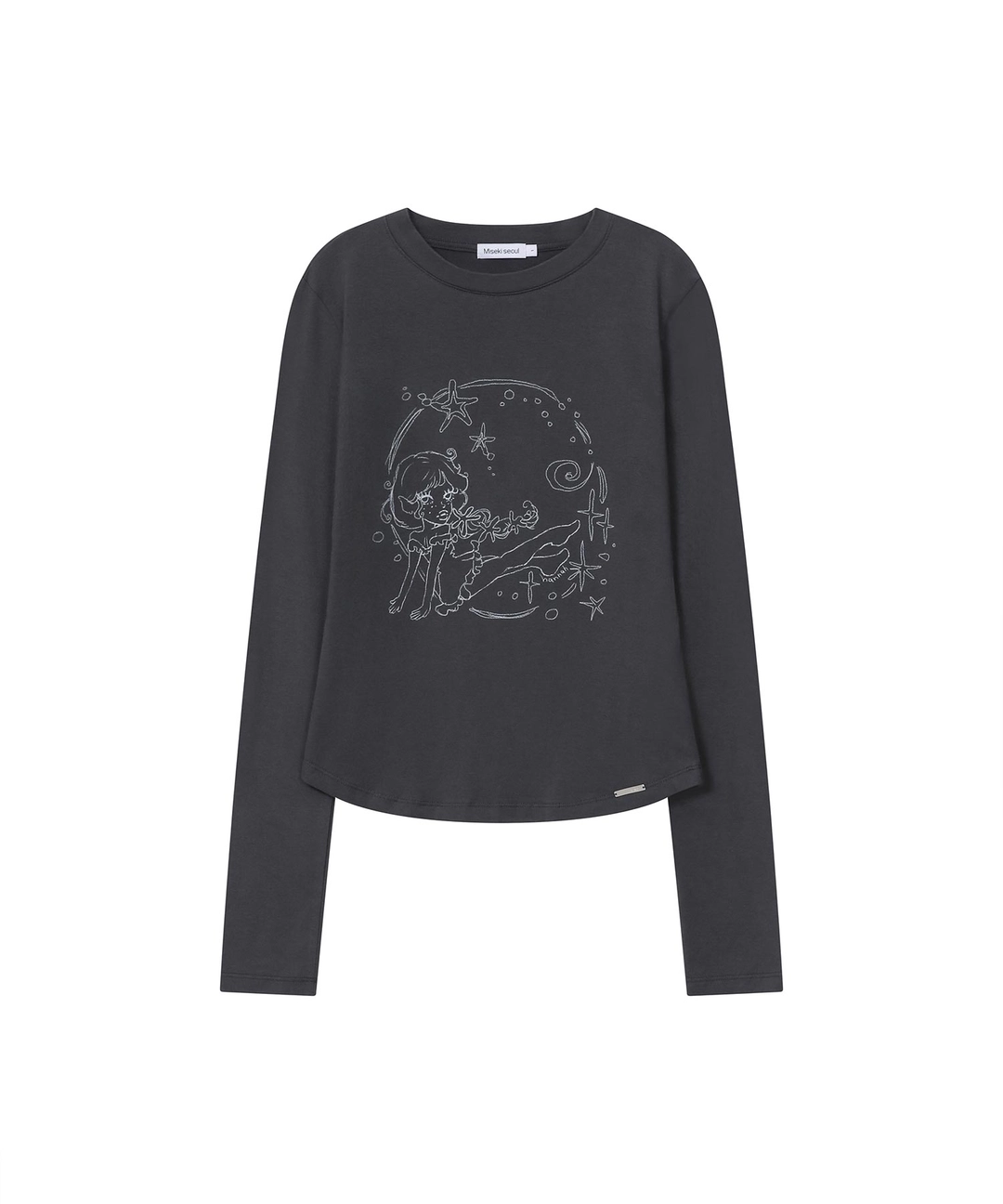 미세키서울 [10월 19일 발매] Winter sea graphic long sleeve CHARCOAL 상품 이미지 2