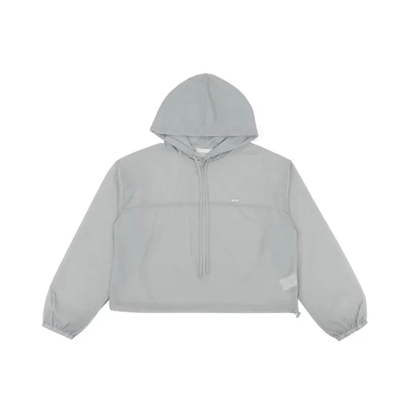 Nylon Hooded Anorak (snow grey)
