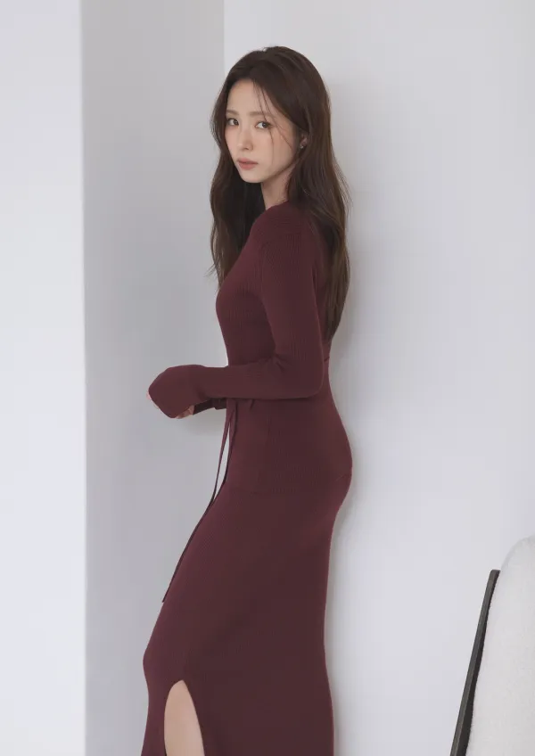 세레나 소프트 리브드 가디건