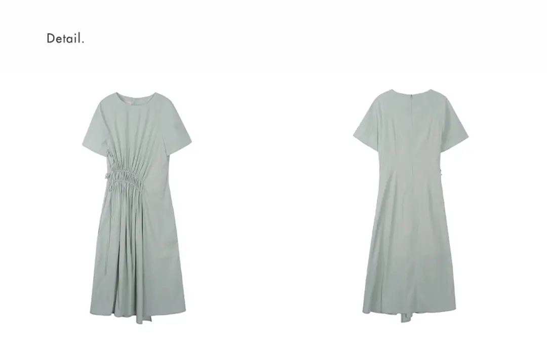 메종드이네스 SIDE STRING DRESS_SKY BLUE 상품 이미지 3