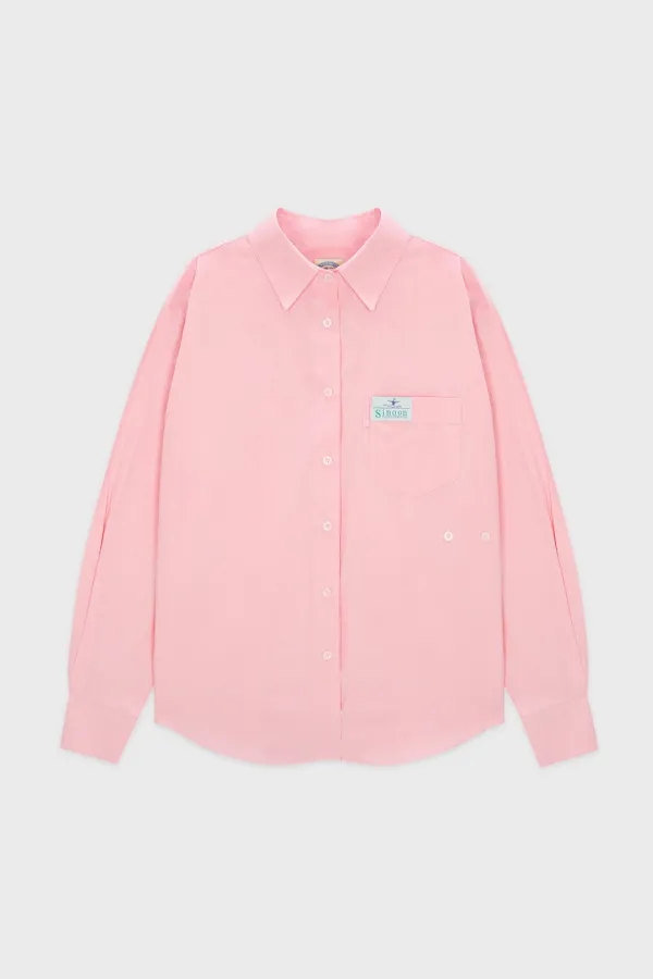 Classic Cotton Shirt (Light Pink)