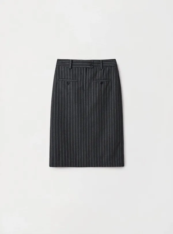 게드 - PINSTRIPE SKIRT