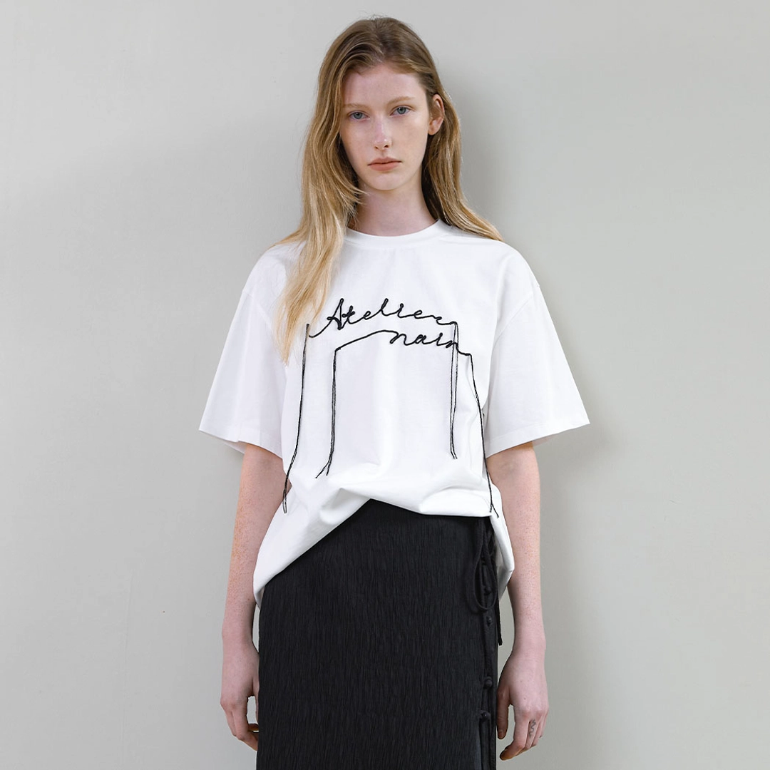 아뜰리에 나인 (T-7046)LOOP CHAIN POINT TEE 상품 이미지 2