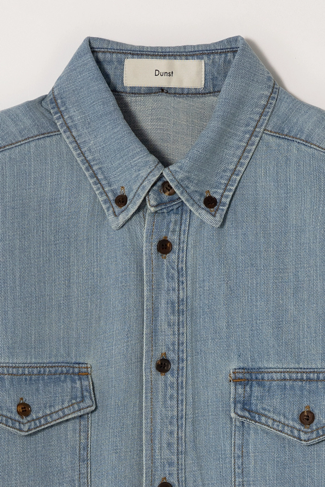 던스트 UNISEX CLASSIC DENIM SHIRT LIGHT BLUE_UDSH6A101B1 상품 이미지 2