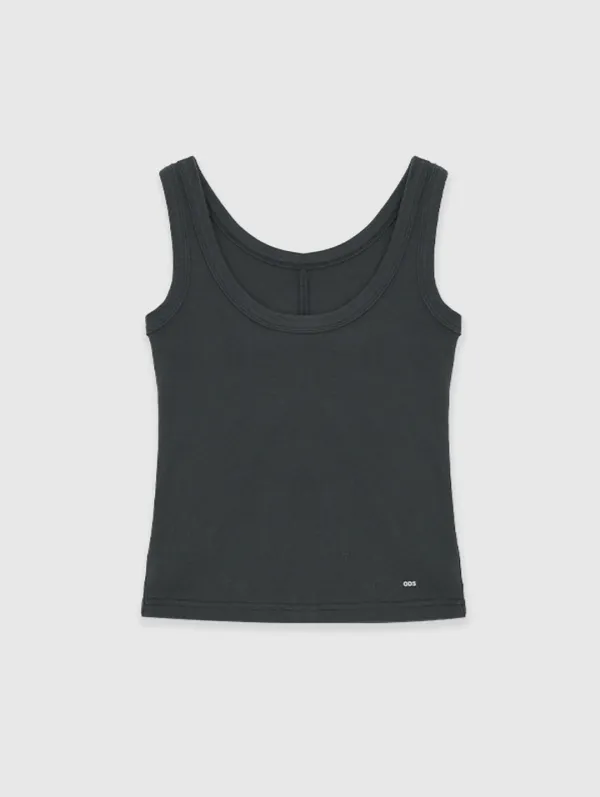 [Essential] Dual Tank Top (Charcoal)