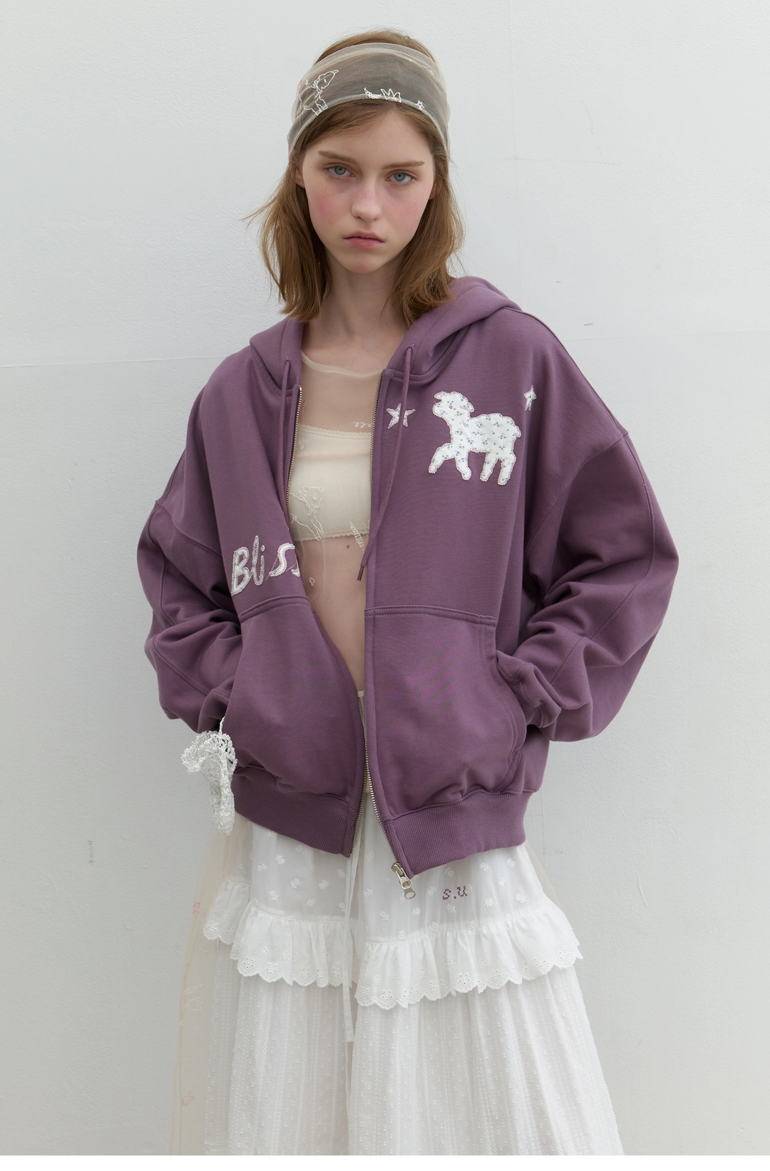 순수 Bliss Zip-up Purple (2nd) 상품 이미지 1