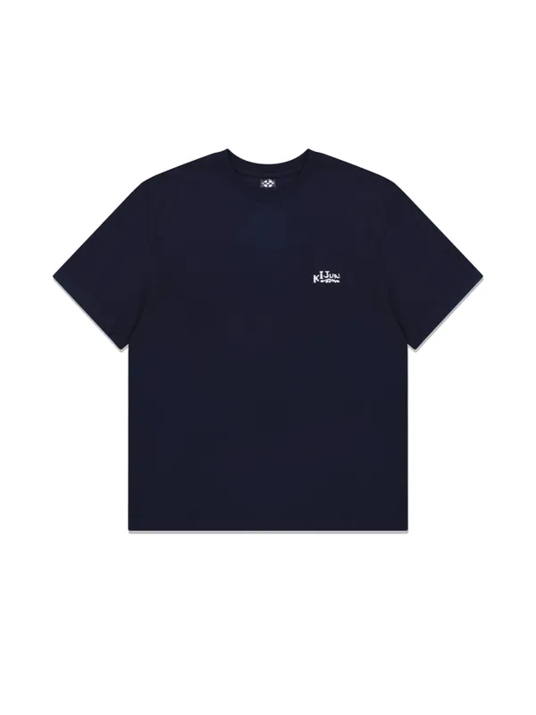 Bleu Marine Oversized Tee UNISEX Navy