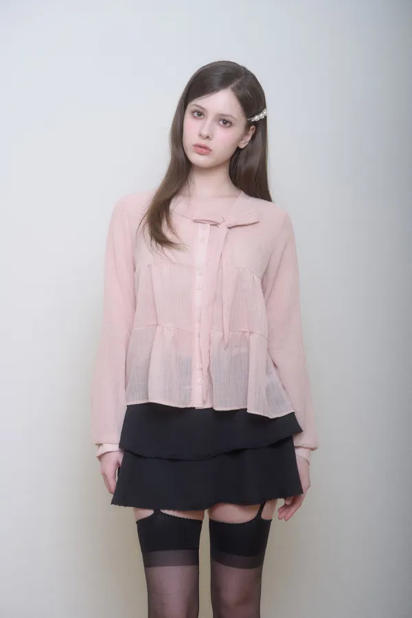 Celine ribbon blouse