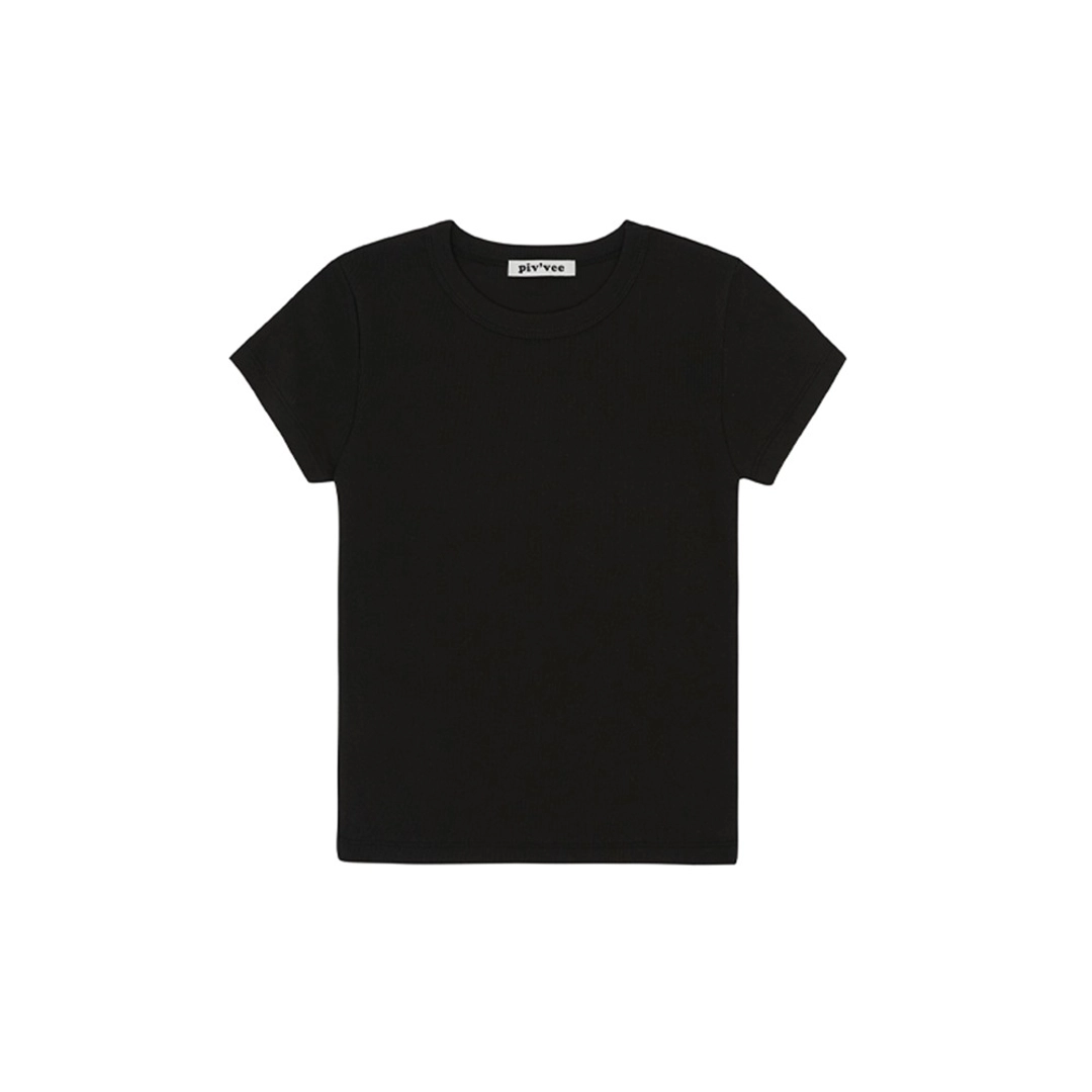 피브비 Short Sleeve T-shirt (ebony black) 상품 이미지 1